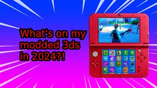 Whats on my Modded 3DS in 2024 300Games [upl. by Atinod]