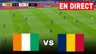 🔴EN DIRECT Côte dIvoire vs Tchad  Éliminatoires de la Coupe dAfrique des Nations 2025 [upl. by Aehtorod]