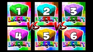 Lokicraft 1 VS Lokicraft 2 VS Lokicraft 3 VS Lokicraft 4 VS Lokicraft 5 VS Lokicraft 6 [upl. by Satsok415]