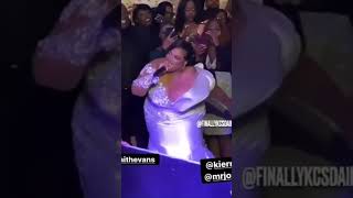 Kierra Sheard Kelly sings at her wedding 🥰￼￼ [upl. by Ursulina]