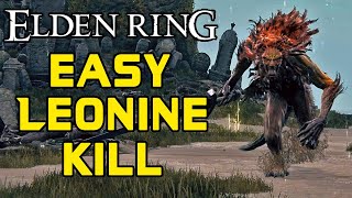 ELDEN RING BOSS GUIDES How To Easily Kill Leonine Misbegotten [upl. by Urbanus563]