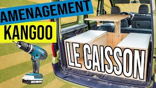 Aménager un ludospace kangoo pour y dormir  Partie 2  Fabrication du caisson [upl. by Enilemme139]