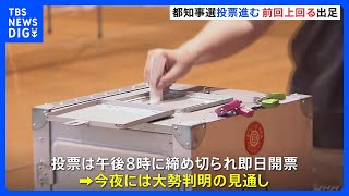 立候補者過去最多の東京都知事選挙 きょう投開票 期日前投票は過去最多 今夜には大勢が判明か｜TBS NEWS DIG [upl. by Dibb314]