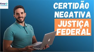 Como EMITIR a CERTIDÃO NEGATIVA da JUSTIÇA FEDERAL [upl. by Aisiram484]