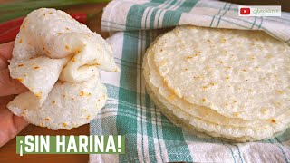 ¡TAN SÓLO ARROZ COCIDO TORTILLAS sin gluten y SIN HARINA con restos de arroz [upl. by Janene]