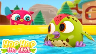 Baby cartoons for kids amp Kids animation Learning videos for babies with Hop Hop the owl amp friends [upl. by Ynnot]