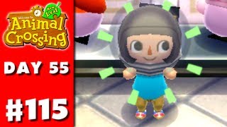 Animal Crossing New Leaf  Part 115  Space Helmet Nintendo 3DS Gameplay Walkthrough Day 55 [upl. by Cence]