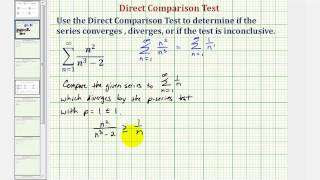 Ex Infinite Series  Direct Comparison Test Divergent [upl. by Evania227]