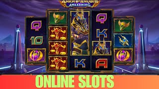 Online slots play Ankh of Anubis awakening slot slotsonline casinogames casino casinoslots [upl. by Nolyad]