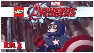 Lego Marvel Avengers  Ep 3  Flashbacks of Captain America  Lets Play Lego Avengers Gameplay [upl. by Vorfeld]