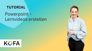 Erstellung eines Lernvideos mit PowerPoint [upl. by Nayek]