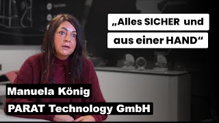 Manuela König von PARAT TECHNOLOGY über Korbinian Faltner [upl. by Kcyrred972]