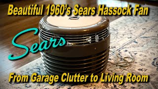 How To Restore a Beautiful Vintage Sears Hassock Fan [upl. by Norred]