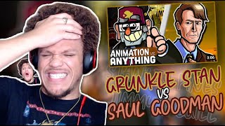 THIS BATTLE IS ASSTRONOMICALLY FIRE lol gotcha GRUNKLE STAN VS SAUL GOODMAN REACTION [upl. by Noled24]