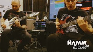 NAMM 2019 Archspire Tobi Morelli amp Dean Lamb [upl. by Sinoda]