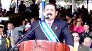 DISCURSO DEL PRESIDENTE DE LA REPUBLICA MANUEL ZELAYA ROSALE [upl. by Hamburger]