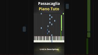 🎵 HandelHalvorsen  Passacaglia  Piano Tutorial pianotutorial piano shorts [upl. by Giacamo605]