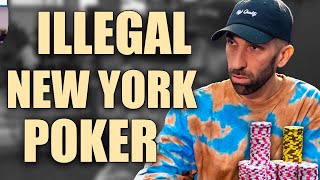 ILLEGAL Poker Games in NYC  VLOG [upl. by Demetrius]