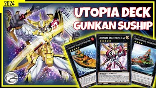 UTOPIA DECK WITH GUNKAN SUSHIP  Android Gameplay July 2024  Yugioh Duel Links [upl. by Attebasile]