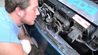 Mazda MX6 V6 Turbo HowTo Installing Intercooler KLT P81 [upl. by Matheson]