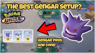 THE BEST GENGAR SETUP Tips For Gengar Pokémon Unite [upl. by Acimahs490]