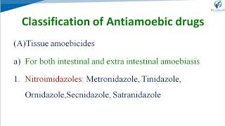 Antiprotozoal drugs Lecture 1  By Prof B B Vaghasia [upl. by Teddy]