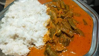 Vendakkai Kulambu Recipe  in Tamil  Sangeetha Foodie  Kitchen Channel [upl. by Persons432]