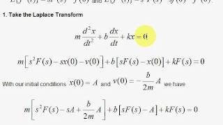 Q5 The Damped Harmonic Oscillator [upl. by Sully]