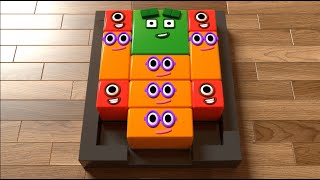 Klotski Sliding Number Blocks Puzzle [upl. by Sotnas]