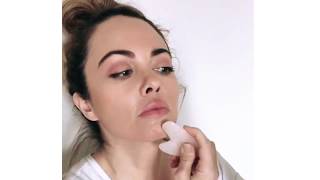 1 minute Gua Sha anti aging facial massage [upl. by Courtney193]