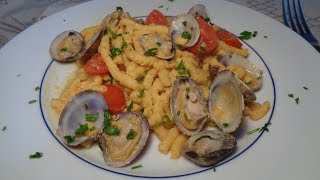 PASSATELLI ASCIUTTI CON VONGOLE E POMODORINI  Buonissimi e facilissimi fatti in casa [upl. by Schild778]