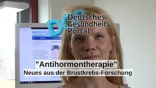 quotAntihormontherapiequot  Neues aus der BrustkrebsForschung [upl. by Henig163]