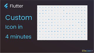 Flutter Custom Icon in 4mins flutterCustomIcon fontAwesomeIcon [upl. by Elleynod]