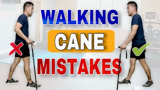 Walking Cane Mistakes and How To Walk Correctly [upl. by Darach188]