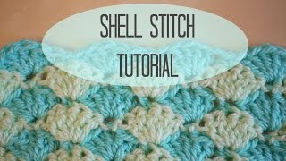 CROCHET Shell stitch tutorial  Bella Coco [upl. by Aimekahs194]