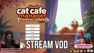 Playing Cat Cafe Manager  Stream 09122024 [upl. by Ennaesor]