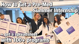 How to get an Internship as a PreMed and Why They Matter  Cecile S [upl. by Demitria485]