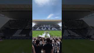 ENTRADA EM CAMPO DO TIMÃO 🖤 SCCPxCRU VaiCorinthians Shorts [upl. by Latreece]