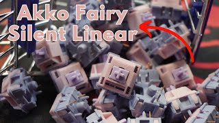 Best Silent Switches Akko Fairy Silent Linears Full Review and Soundtest on Vega65 [upl. by Rednael385]