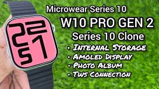 W10 PRO SMARTWATCH  Microwear W10 Pro Gen 2 Smartwatch [upl. by Atrebla]