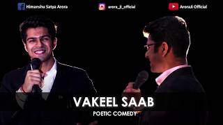 Vakeel Saab  Himanshu Arora  AroraJi Official  StandUp Comedy for Advocates [upl. by Simonsen3]