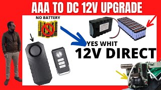 COME MODIFICARE ALLARME BICIMONOPATTINO  BASTA PILE ESAUSTE DIRETTO ALLA BATTERIA [upl. by Tilda]