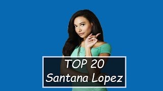 TOP 20 Glee  Santana Solos [upl. by Ltsyrk294]