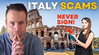 10 Tourist Scams to Avoid in ITALY  Things to Know Before You Visit Italy [upl. by Adnol]