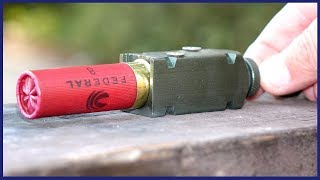 Shotgun Shell exploding OUTSIDE a gun  What Happens [upl. by Eeb]