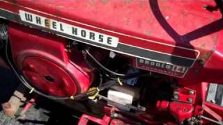 First Start and Run of Wheel Horse Bronco 14 [upl. by Cornia]