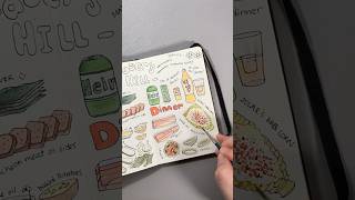 Travel Sketch  Frasers Hill mamamoo mamamootour moomoo travelsketchbook sketch friends food [upl. by Htirehc]