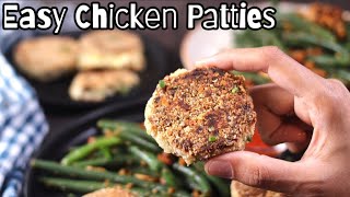 Best LEFTOVER chicken recipe  Chicken Patties Croquettes Cakes [upl. by Etterrag]