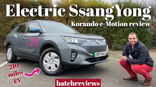 SsangYong Korando eMotion Electric review [upl. by Ahsetan]