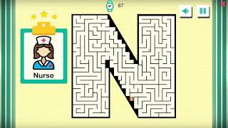 Urgent Please Help friends find get out in the maze puzzle [upl. by Ettevy]